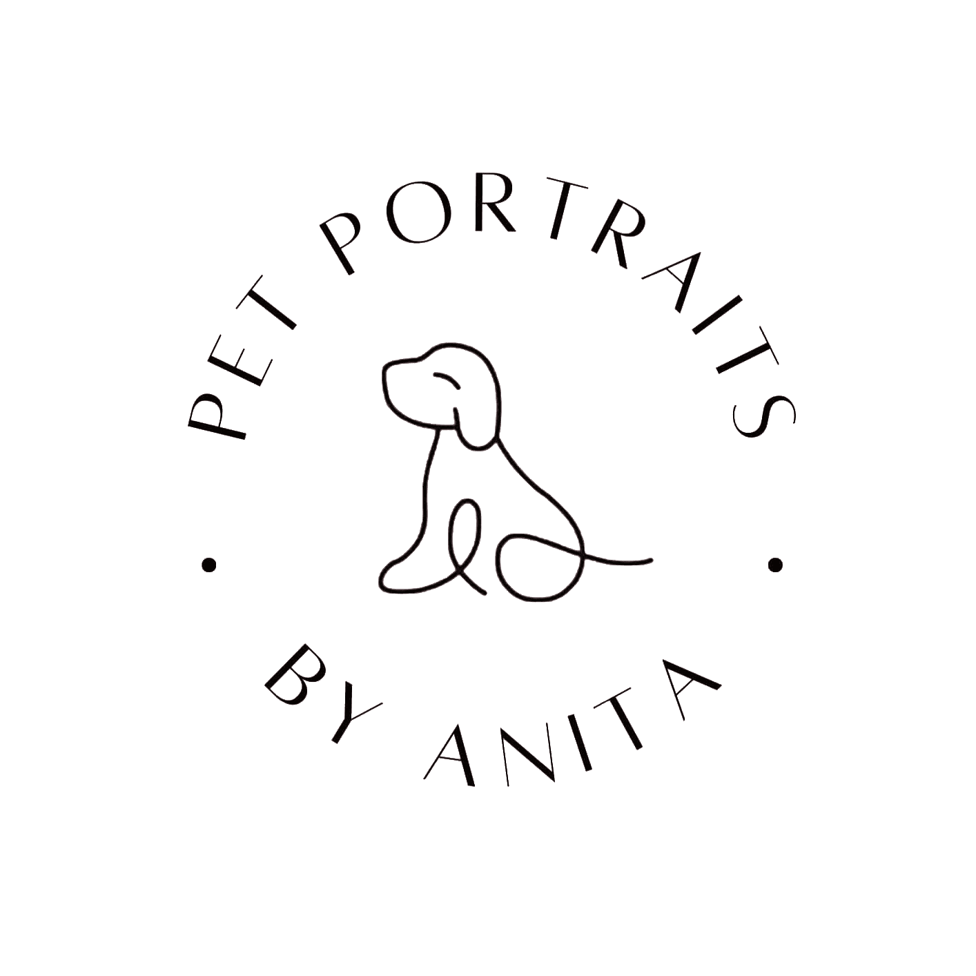 Pet Portraits by Anita logo